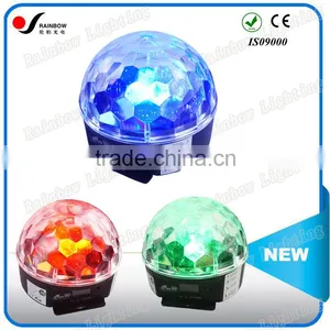 New Pro RGBWYP 6PCS 3W LED Crystal Magic Ball Light Guangzhou Manufacturer thumbnail-1