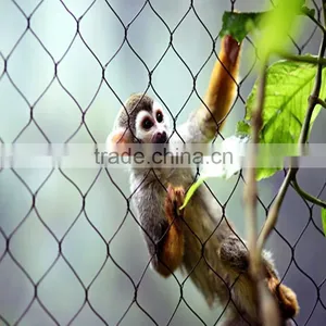Stainless Steel Woven Wire Rope Mesh for Animal Enclosure thumbnail-1