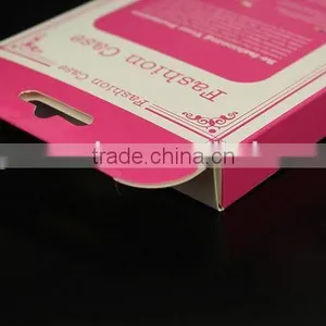 New Customized Design Luxury Cardboard Cell Phone Case Packaging With PVC Window thumbnail-3