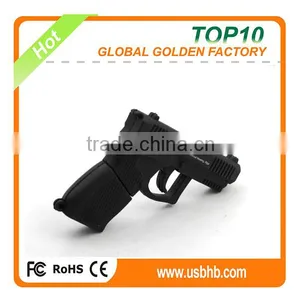 High Quality Lastest Design Gun Shape Pvc Customized Usb Stick thumbnail-2