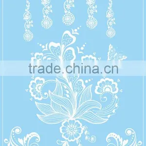 Adhesive Body Jewelry White Tattoo Sticker thumbnail-3