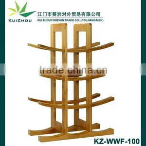 12-Bottle Bamboo Wine Rack thumbnail-1