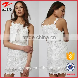 2016 Latest Dress Designs Fashion Lace Detailed Bodycon Dress for Women thumbnail-1