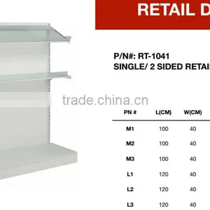 Metal Single Side Retail Display / Double Side Retail Display / Pegoard Supermarket Shelves thumbnail-4