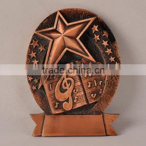 Stars and Music Book Pattern Resin Awards thumbnail-1