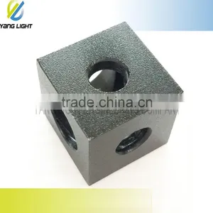 Made in Taiwan CNC Modules Corner Connector Angle Aluminium Anodizing CNC Milling Angle High Precision Sand Blasting Cube Corner thumbnail-1