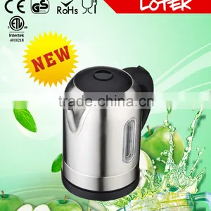 Home Appliance Striking Blue LED Secure Clik on Lid Stainless Steel Electric Kettle thumbnail-4