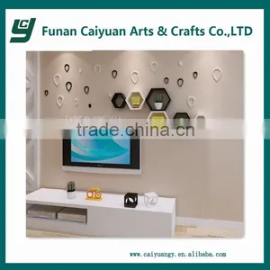 2014 Hot Sale Wooden Customized Antique Mini MDF Decorative Wall Shelf thumbnail-1