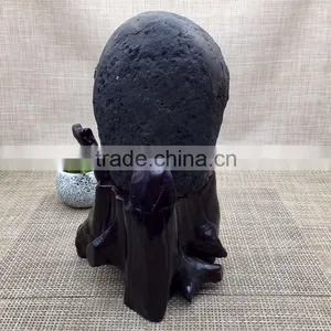 Natural Rock Amethyst Geode Crystal Cluster Bonsai Ornaments For Sale thumbnail-3