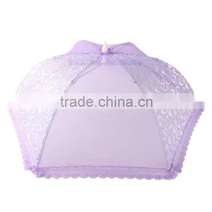 Li Hui Umbrella Folding Food Cover Meals Hood Fine Mesh Lace thumbnail-1