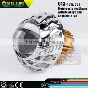 15W U13 LED Motorcycle Laser Cannon With Devil Eye Quality Choice thumbnail-1