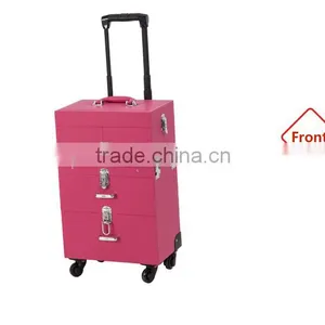 2015 Hot Recommend Pink Pvc Rolling Nail Polish Package Case thumbnail-2