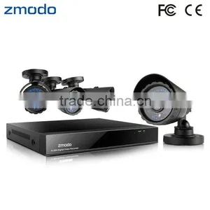 Zmodo Full D1 DVR CCD 600TVL CCTV Cameras System in UAE thumbnail-1