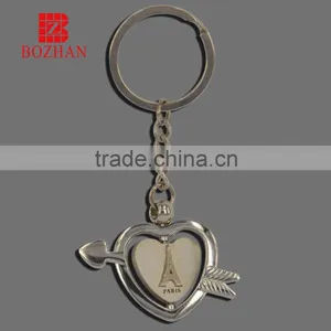 Heart Keychain/metal Heart Keychain/3d Metal Heart Keychain thumbnail-1