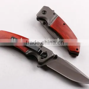 OEM 440 Stainless Steel Camping Knife With Titanium Coated Surface thumbnail-2
