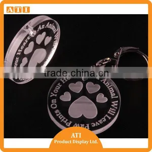 ATI OEM Qrade Promotion Gift Custom Crystal Acrylic Keychain thumbnail-3
