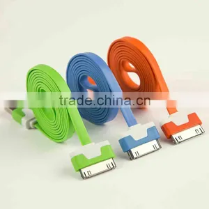 Noodle Flat Usb Data Charger Cable for Iphone 4 thumbnail-1