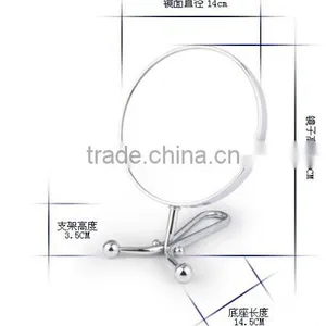 High Quality Makeup Mirror With Handle / Folding Comestic Mirror / Princess Mirror thumbnail-4