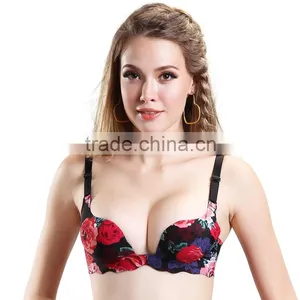 Latest Fashion Cup Shape One Piece Seamless Printing Bra thumbnail-2
