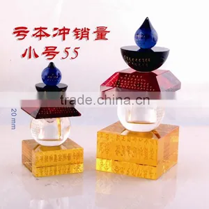 High Quality K9 Crystal Brass Stupa thumbnail-3