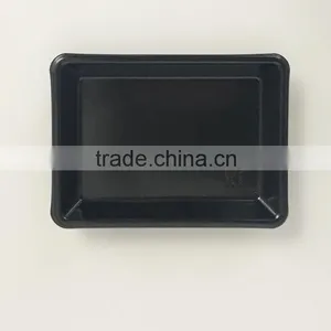 SM9-1107 Supermarket and Hotel Use Cheap Black Soy Sauce Dish Small Plate&Dish thumbnail-1