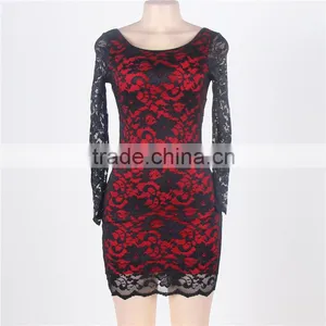 Hot on Sale Long Sleeve Ladies Wholesale Plus Size Maxi Dress Plus Size Dress thumbnail-3