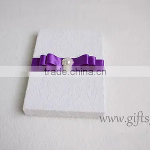 Handmade Luxury Wedding Invitation Box With Lid thumbnail-5