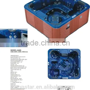 Square Outdoor Spa thumbnail-1