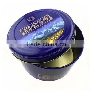 Food Grade Metal Round Whisky Tin Can With CMYK Printing thumbnail-4