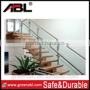 Hot Sale Stainless Steel Glass Balustrade for Balcony and Staircase Design thumbnail-1