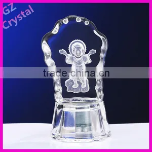 Crystal Craft Religious Glass Statue Artworks thumbnail-2