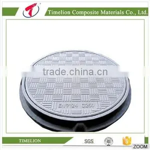 2016 Newest Design Top Quality Customized Any Color Various Shapes SMC/BMC/FRP/GRP Composite Manhole Cover for Road Construction thumbnail-5