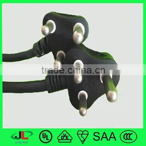 VDE Extension Lead 3 Round Pin Power Cord India AC Power Plug thumbnail-3