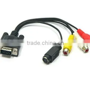 VGA to TV RCA S-Video Cable thumbnail-1