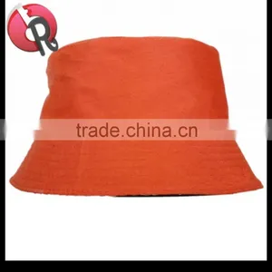Felt Orange Bucket Hat thumbnail-1
