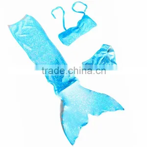 New Arrival Bikinis Kids Girls 3 Pcs Mermaid Tail for Swim thumbnail-1