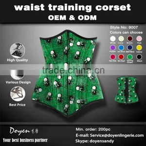 Halloween Serious Colorful S-3XL Sexy Slimming Latex Waist Trainer Corset thumbnail-6