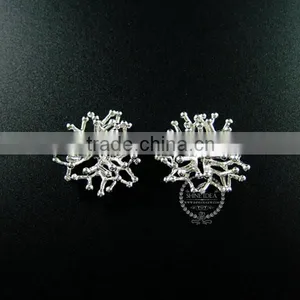 25*25mm Silver Plated Brass Coral Branch Pendant Charm DIY Supplies 1820279 thumbnail-1