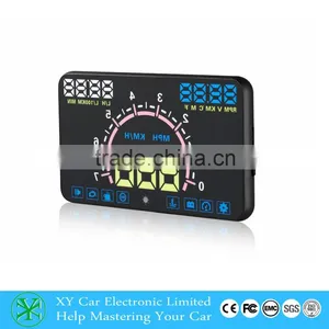 5.8 Inch Car HUD Head Up Display System OBD II Speed Monitor ,hud Speed Display XY-HUDE350 thumbnail-5