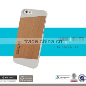 Bulk Buy OEM Wholesale PC Mobile Phone Cases Wood Blank Back Cover,Laser Engraved LOGO Bamboo Wood Phone Case for IPhone 6 thumbnail-3