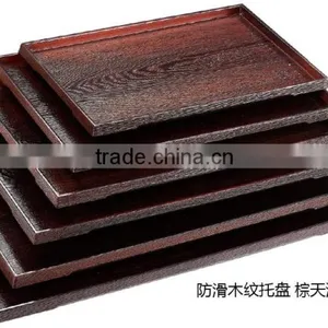 Japanese Style Plastic Rectangular Anti-slip Tray thumbnail-4