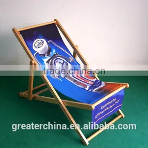 Folding Wood Beach Chair thumbnail-1