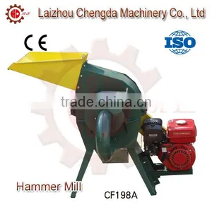 Electric Cob Straw Rice Wheat Stalk Hammer Mill Coconut Crusher Machine With CE thumbnail-4