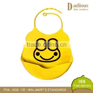 BPA Free Silicone Baby Bib Soft Infant Feeding Baby Kids Bibs thumbnail-4