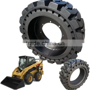 Skid Steer Loader Solid Tire for Bobcat Attachments thumbnail-1