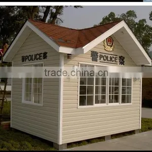 China Low Cost Mobile Booth Activities of the Security Guard Post Steel Structure Wood Preservative Booth thumbnail-2