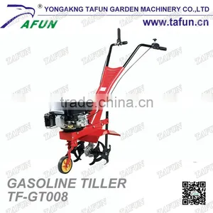4HP Gasoline Garden Hand Push Rice Tiller Spring Tines Cultivation Machine(TF-GT008) thumbnail-1