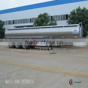 3 Axles Aluminum Alloy Delivery Oil Semi-trailer 60m3 thumbnail-1