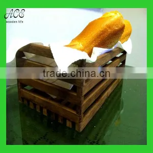 Black Walnut Bread Basket/ Wooden Bread Basket thumbnail-1