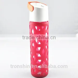 Hot Sale Factory Price Customize Water Bottle Silicone Sleeve for Shock Protecting thumbnail-2
